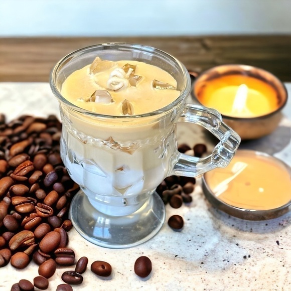 Other - ⚠️SALE Candle // Caramel Macchiato Coffee Handmade Candle SEND OFFERS🥳